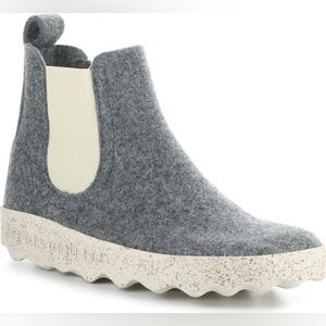 Asportuguesas by Fly London Concrete Rewooly Caia Chelsa Boot Size EU 40/ US 9